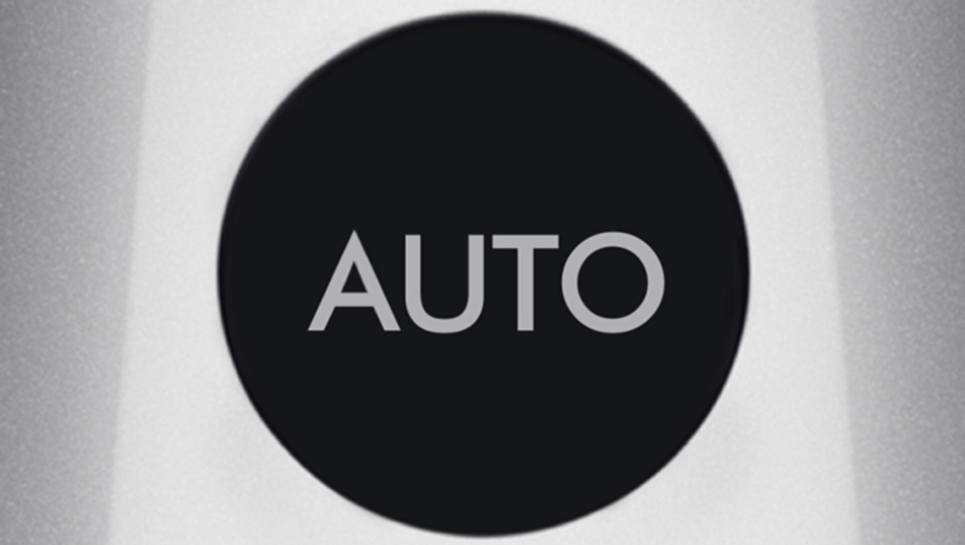 Primer plano del modo Auto en la pantalla