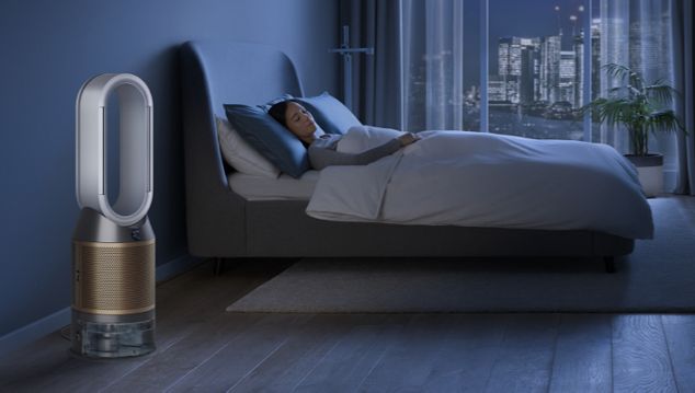 Purificateur humidificateur dans la chambre à coucher