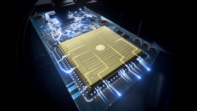 Close-up of lifetime solid-state sensor
