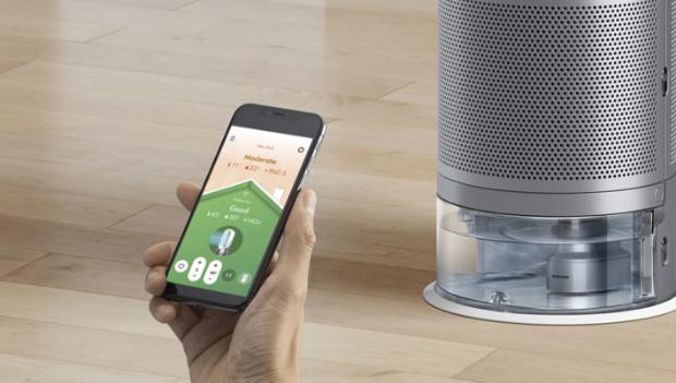 Primer plano de la app Dyson Link