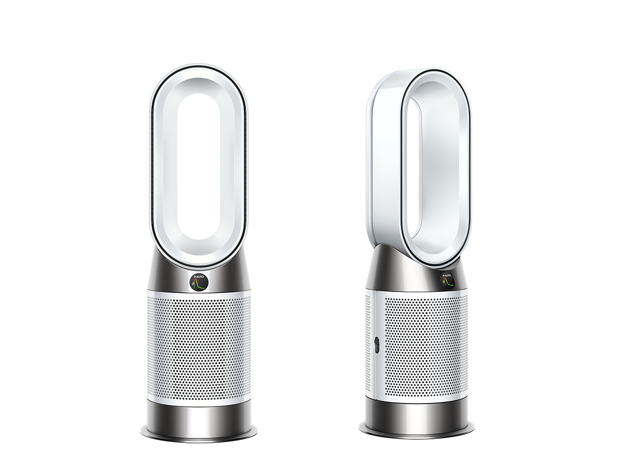 A Dyson Purifier Hot+Cool HP1 heating purifier.
