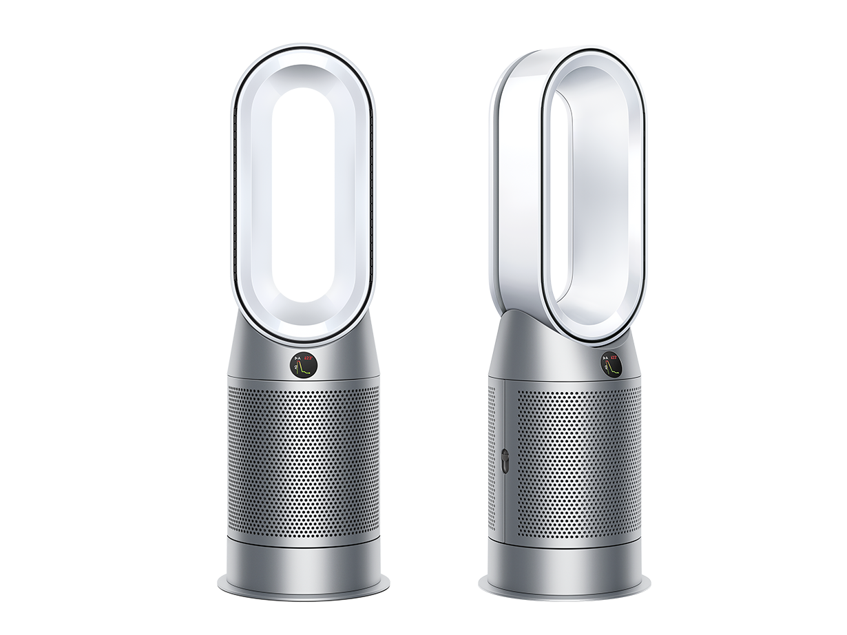 A Dyson Purifier Hot+Cool HP1 heating purifier.
