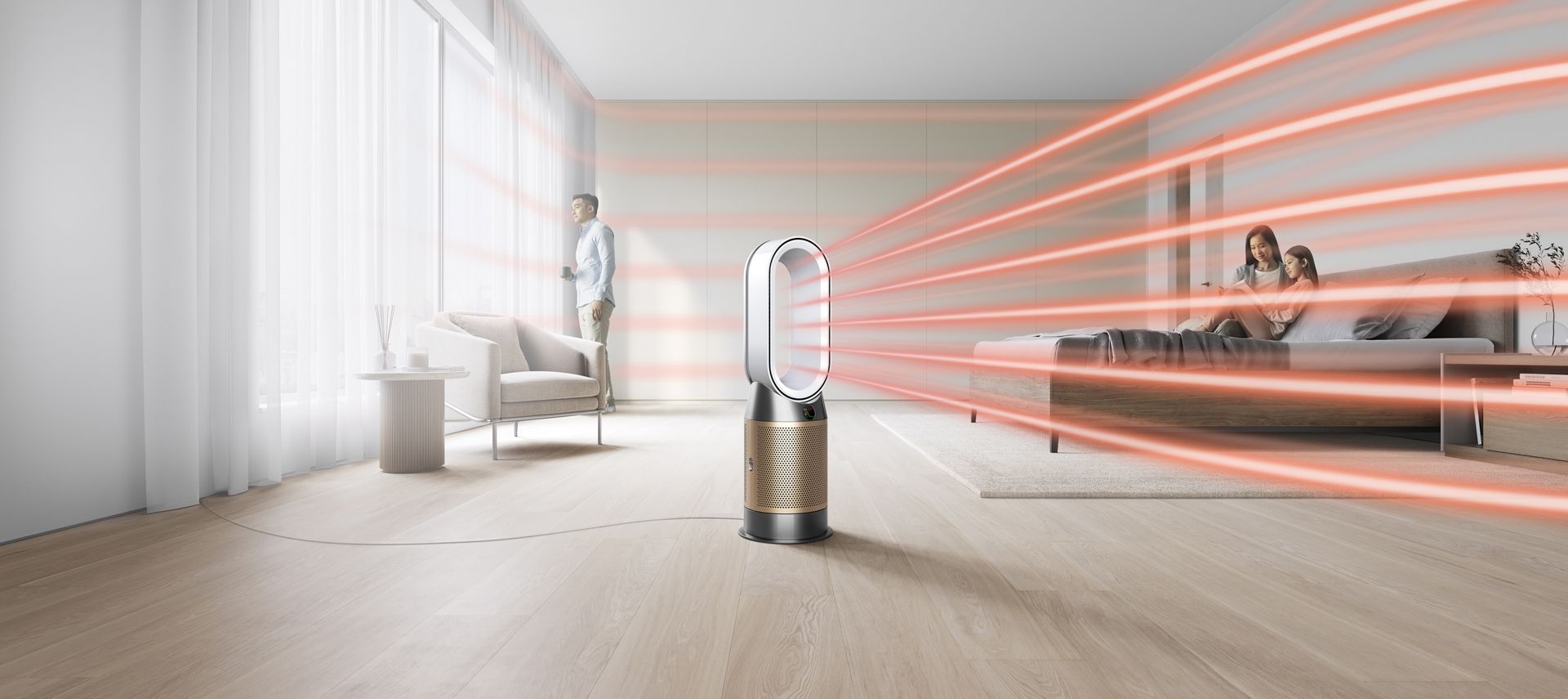 Tour purificateur Dyson Purifier Hot+Cool Formaldehyde chauffant toute la pièce