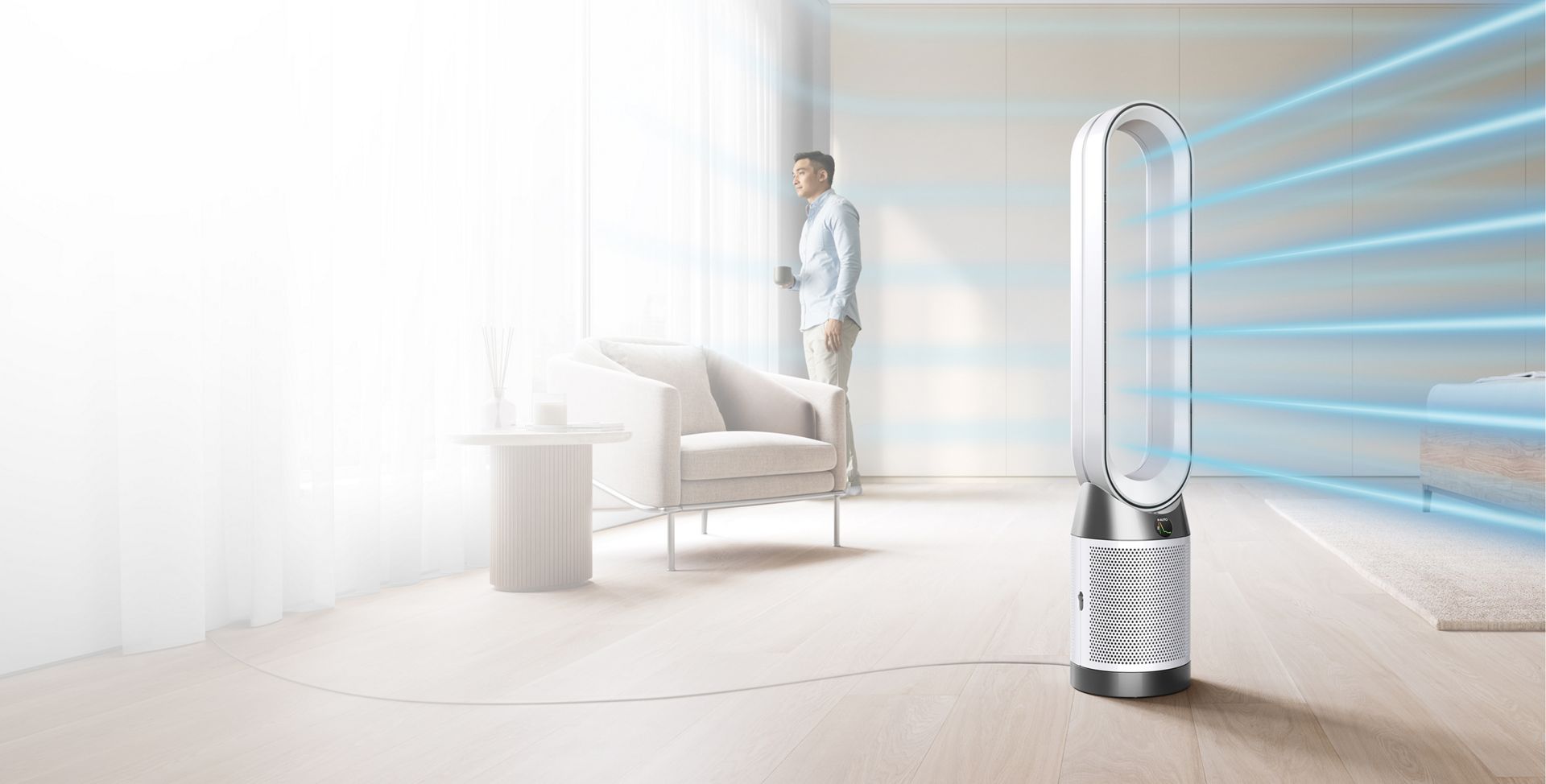 Dyson Luftreiniger mit Kühlfunktion Gen1 reinigt Luft in Wohnbereich