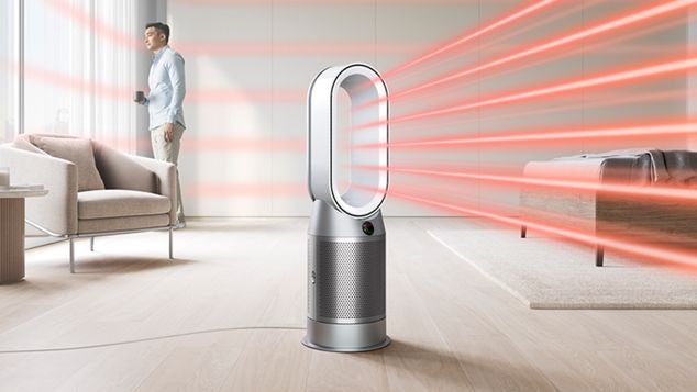 Purificateur Dyson en train de chauffer toute la pièce