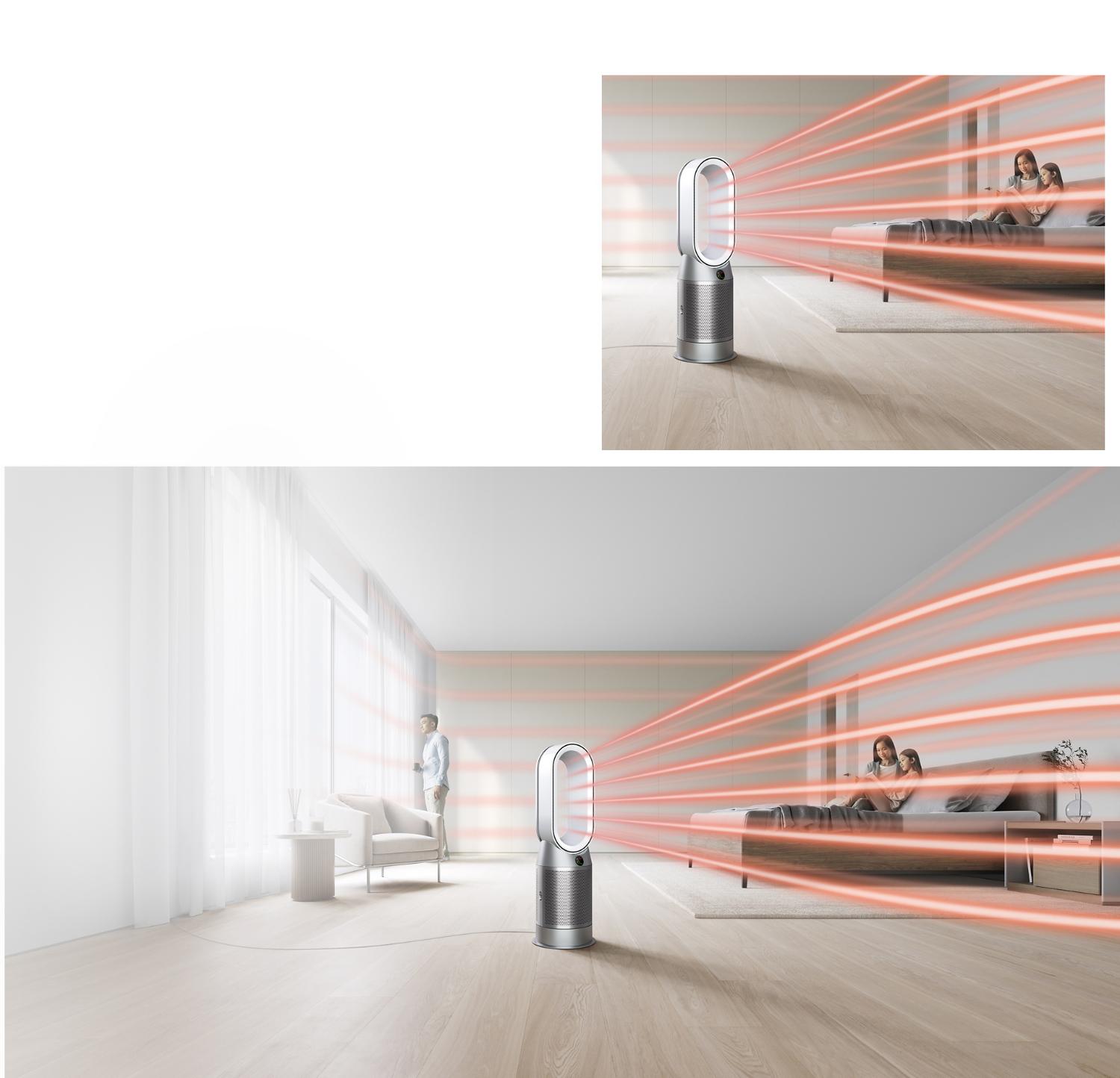 Dyson Luftreiniger Hot+Cool Formaldehyd erwärmt den gesamten Raum
