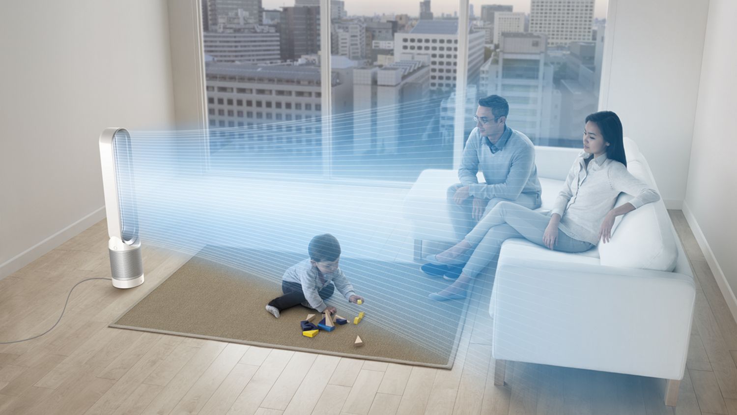 Dyson Pure Cool Link™ 空気清浄機能付タワーファン ホワイト