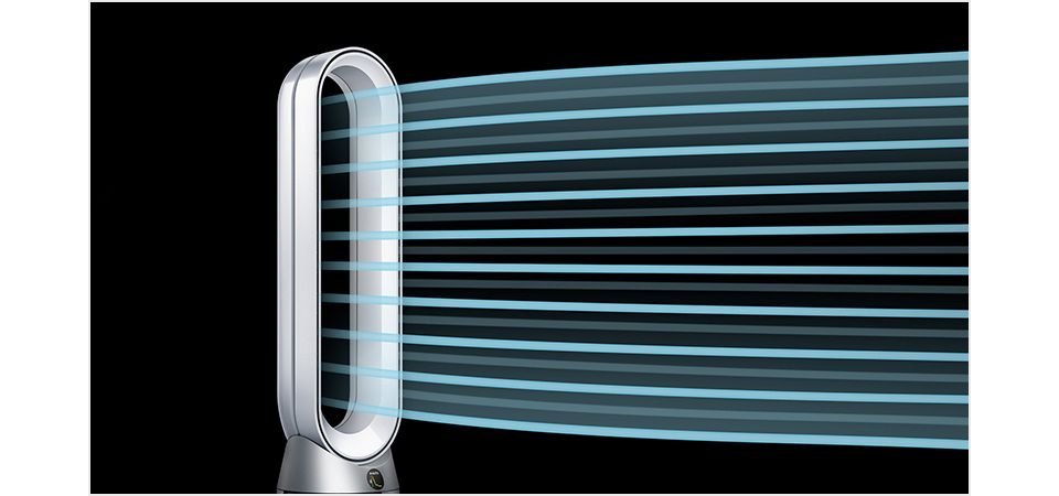 Воздухоочиститель Dyson показывает, как выходит холодный воздух