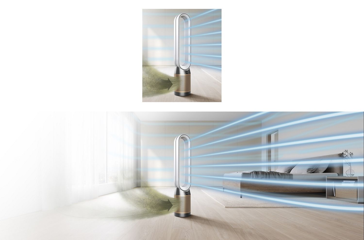 Purificateur ventilateur Tour anti formaldéhyde