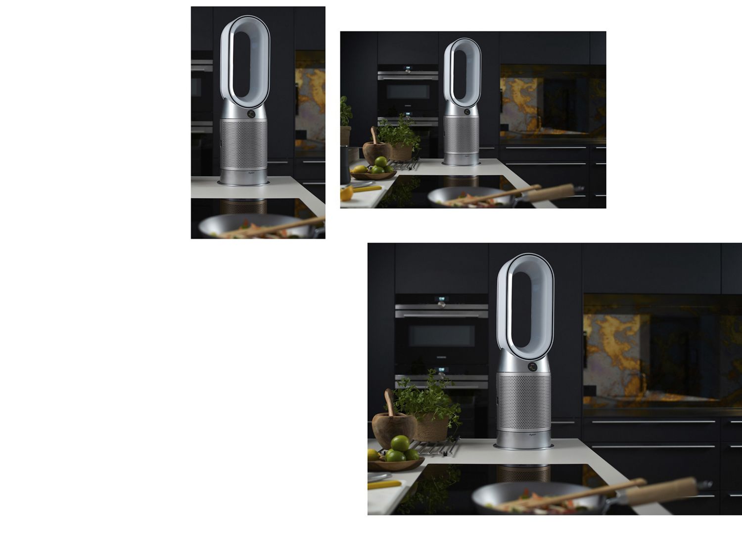 Il purificatore termoventilatore Dyson Purifier Hot+Cool Formaldehyde rimuove gli odori in cucina