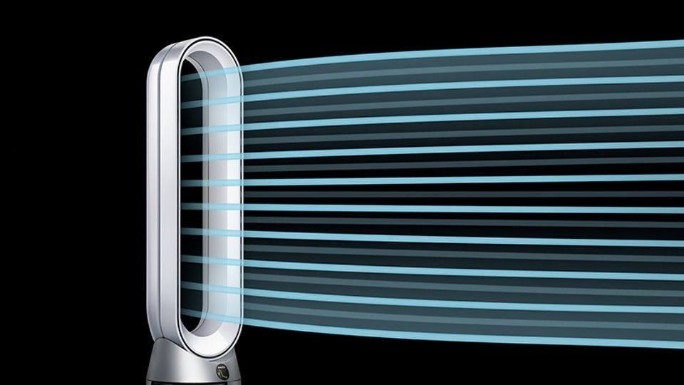Витрата повітря в очищувачі повітря Dyson Витрата повітря в очищувачі повітря Dyson