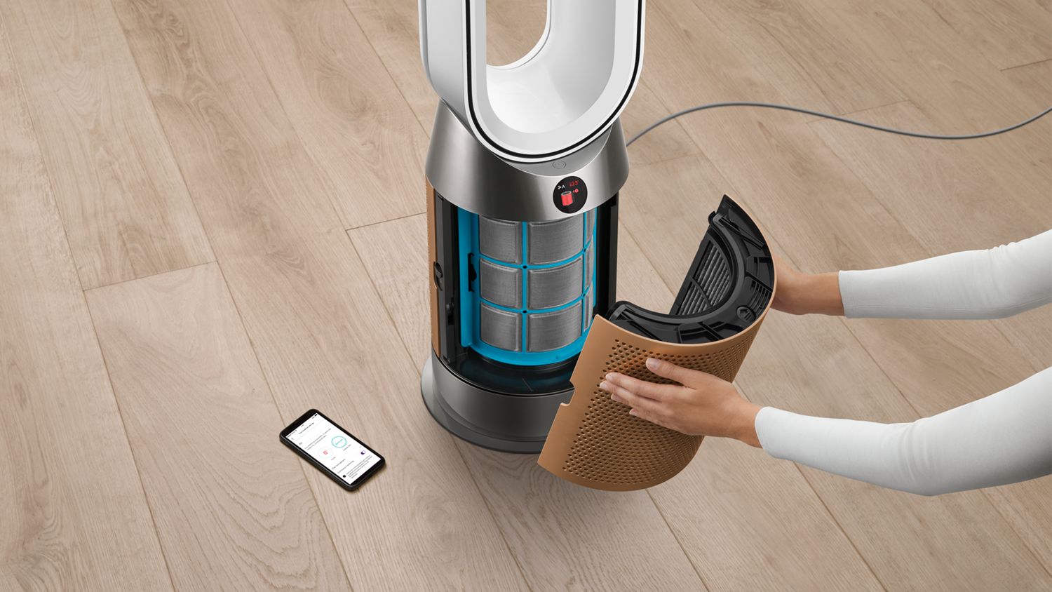 dyson formaldehyde purificador ventilador calefactor purifying hp09