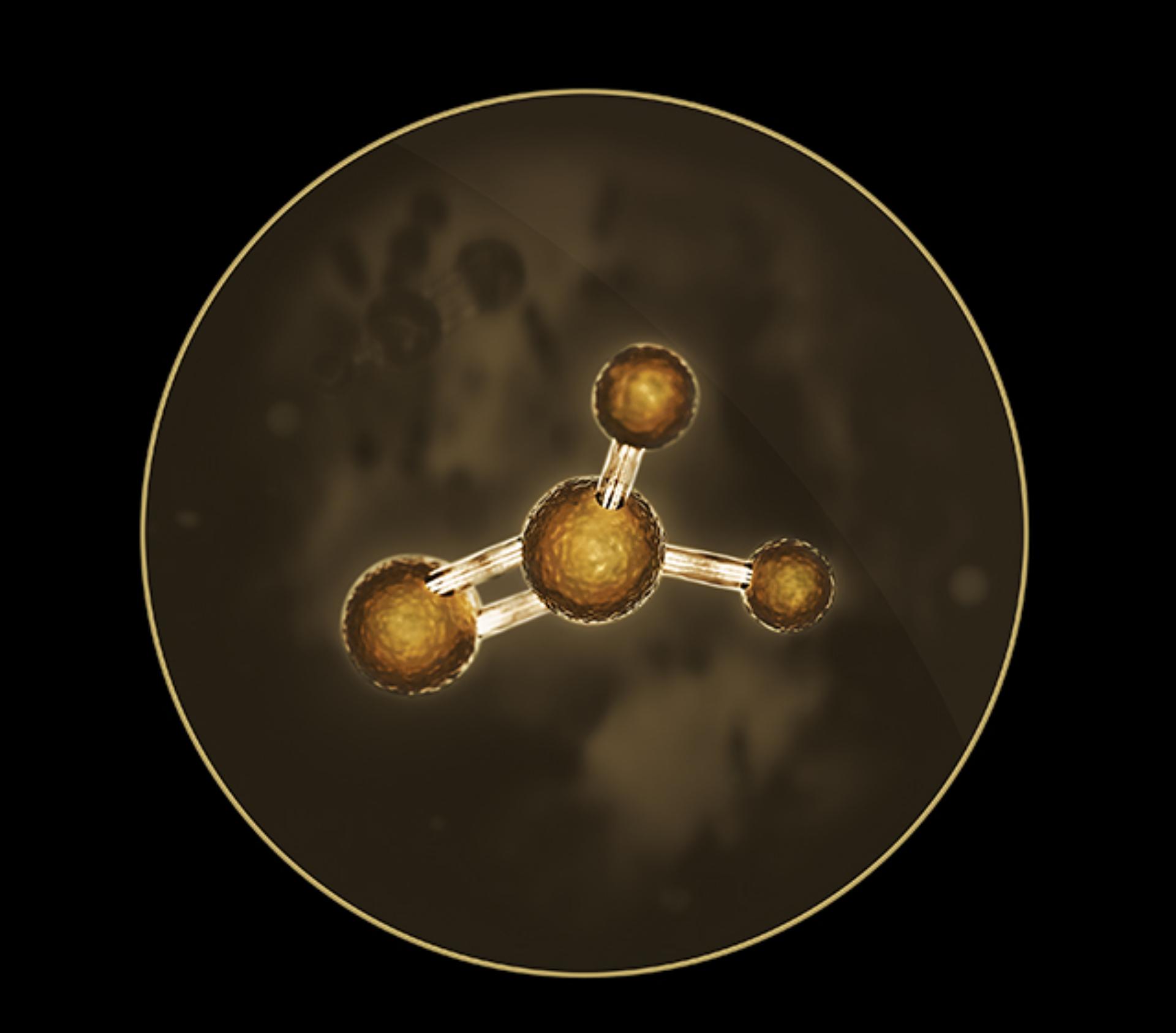Formaldehyde molecule