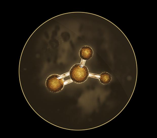 Formaldehyde molecule