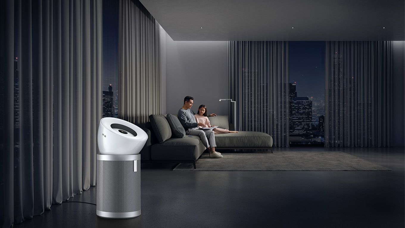 Purificador ventilador Dyson Purifier Big+Quiet BP02 (blanco/plata