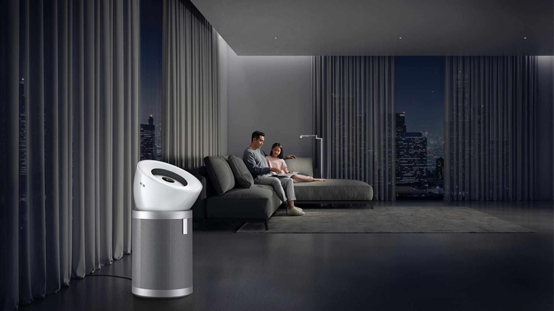 Dyson Purifier Big+Quiet in a living space.