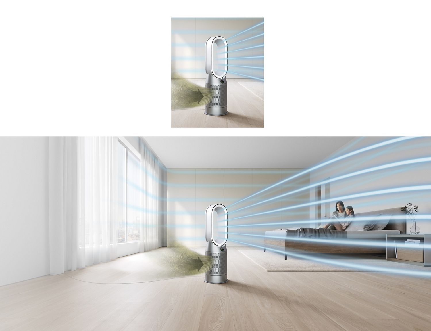 Purifier Cool air purifier TP07 (White/Silver) | Dyson Canada