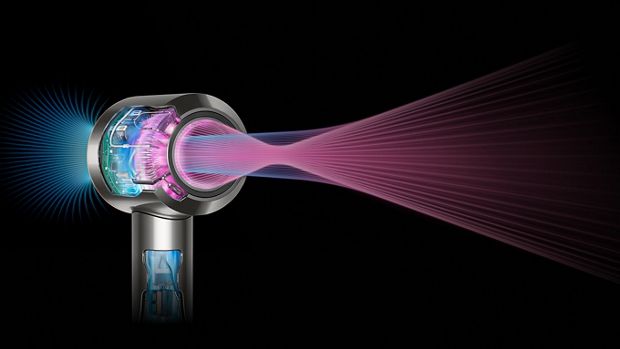 Joonisel on näha fööni Supersonic Travel koondatud õhuvool.