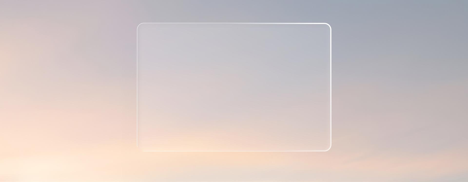 A sky tinged with sunset hues.