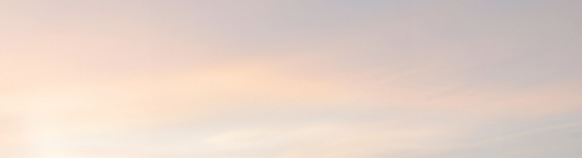 A sky tinged with sunset hues.