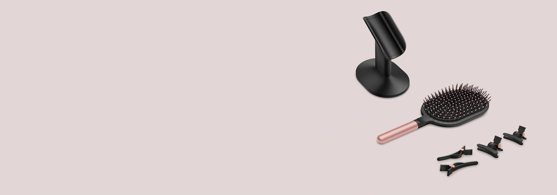 A range of Dyson Beauty accessories.
