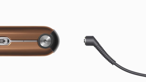 Dyson Corrale straightener with charging cord.