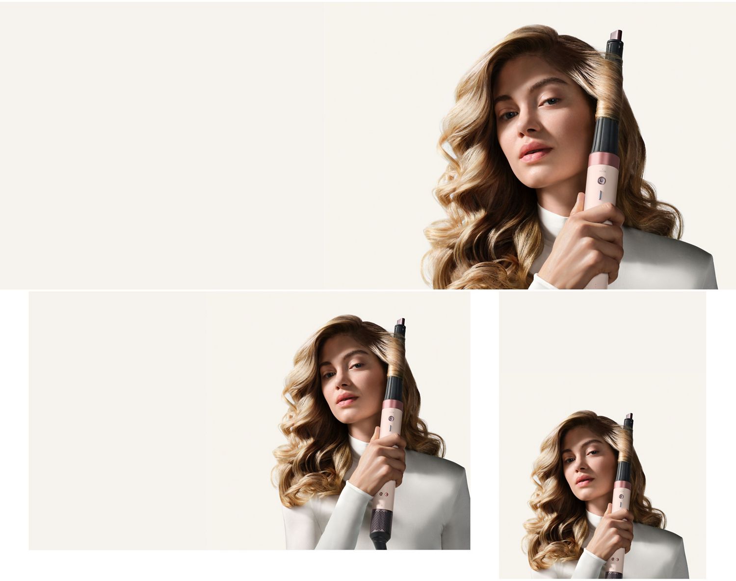 Dyson radial cyclone technology separating dust from the airflow.
