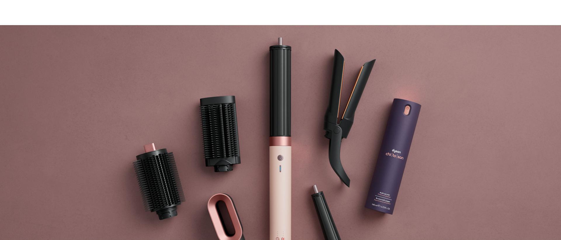 Dyson Airwrap Co-anda2x multi-styler and dryer with a range of attachments and accessories.