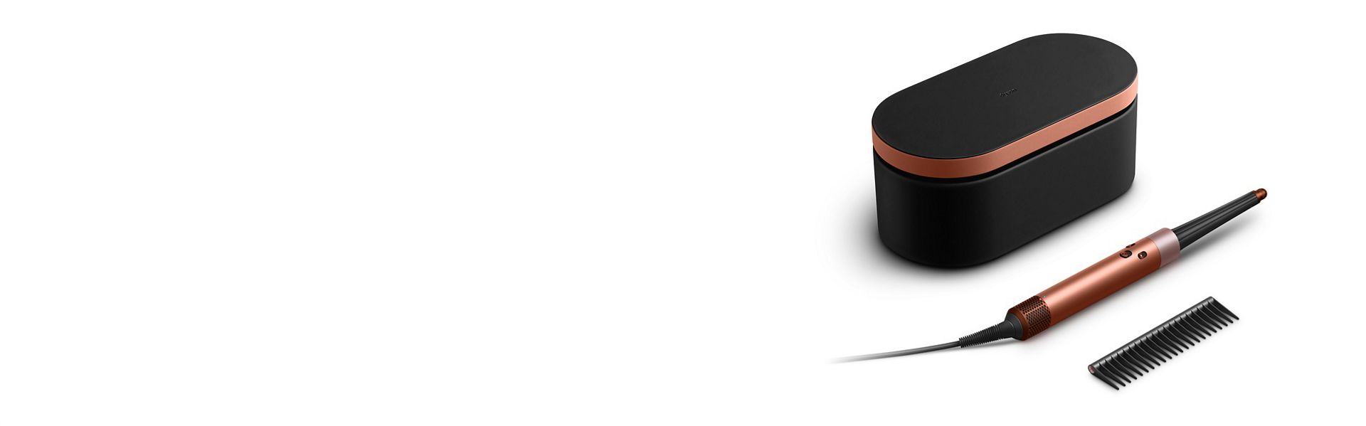 Máy sấy và tạo kiểu tóc thông minh Dyson Airwrap ID với các quà tặng đi kèm.