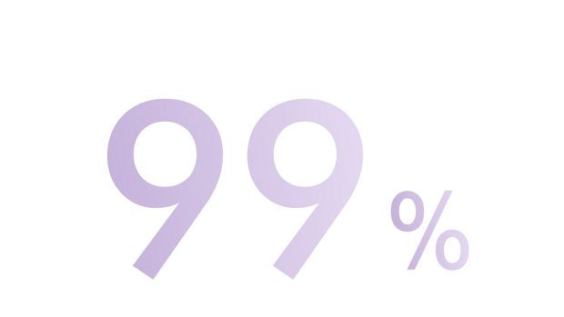 Text reading 99%.