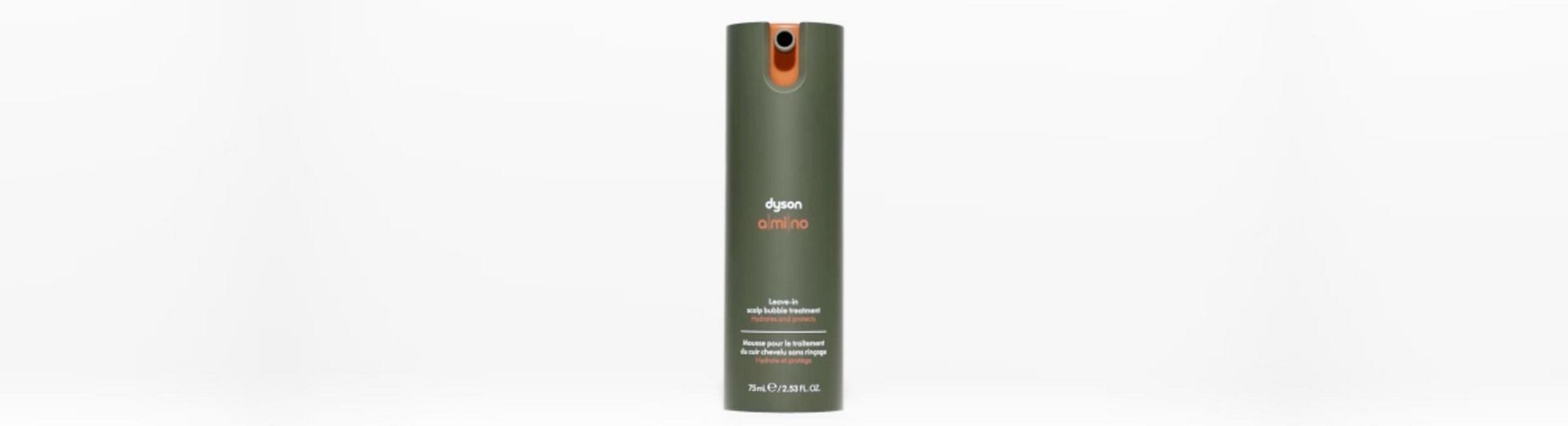 Dyson Amino leave-in scalp bubble treatment.