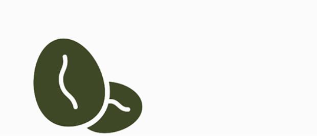 A pair of Coffee bean icons.