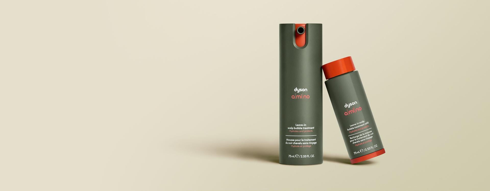 Dyson Amino leave-in scalp bubble treatment with refill.