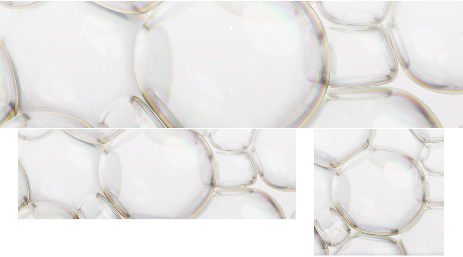 A collection of bubbles.