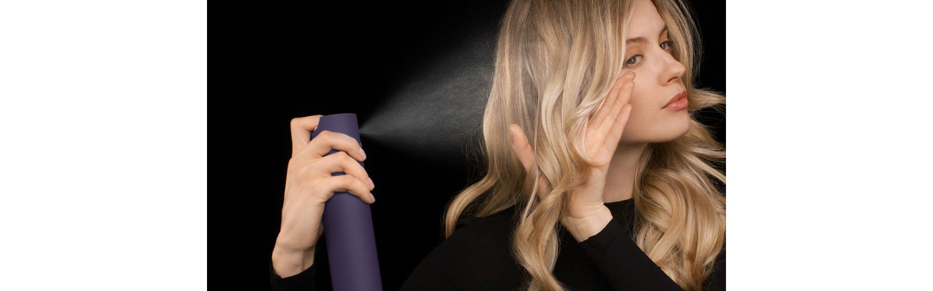 A model applying Post-style serum to her end style
