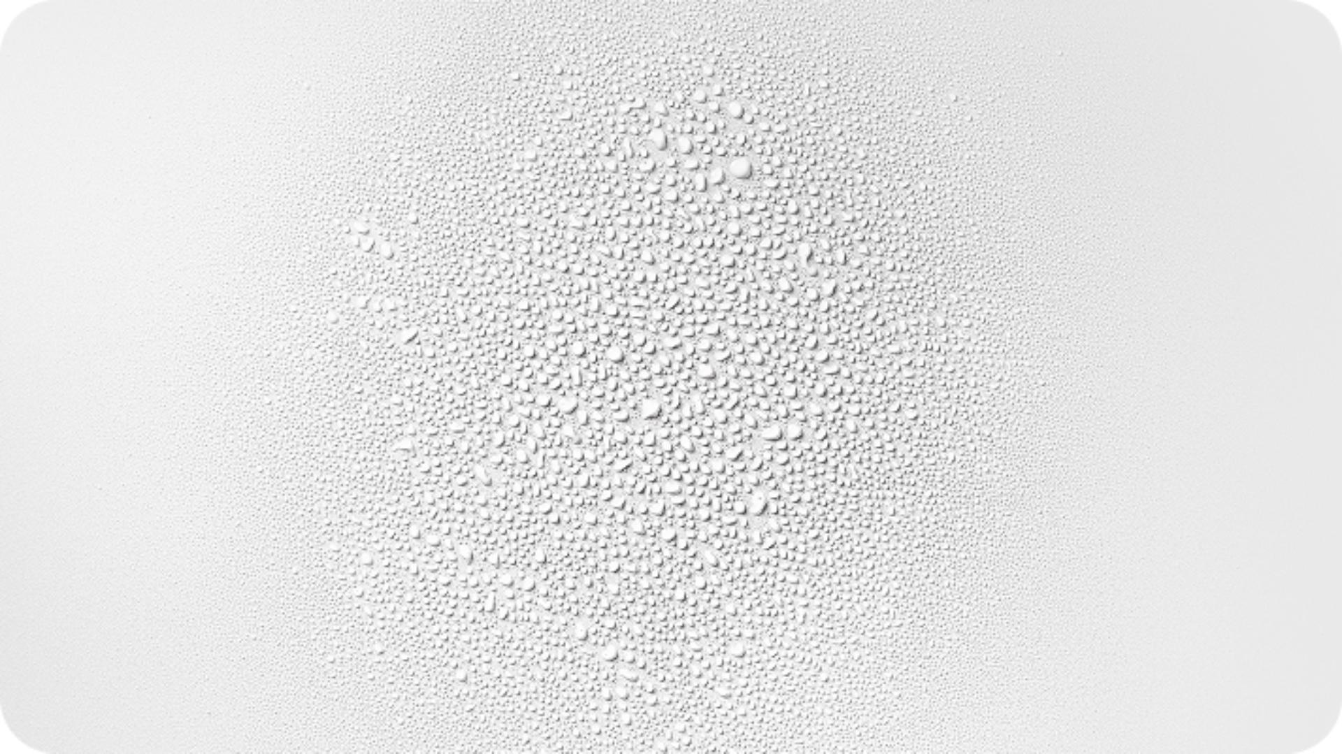 A fine mist of Dyson Chitosan Multi-use styling spray.