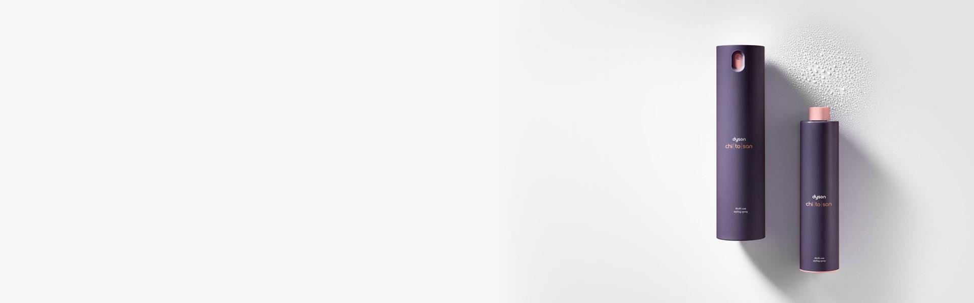 Dyson Chitosan Multi-use styling spray 165ml and refill.