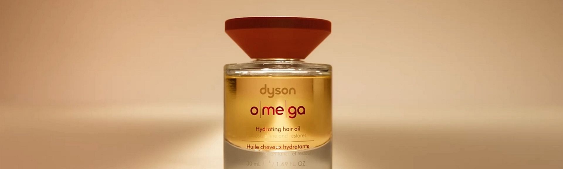 Dyson Omega hydrating hair oil.
