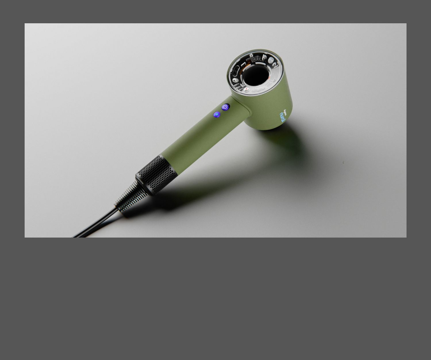 Dyson Supersonic Nural hair dryer in Ceramic khaki.