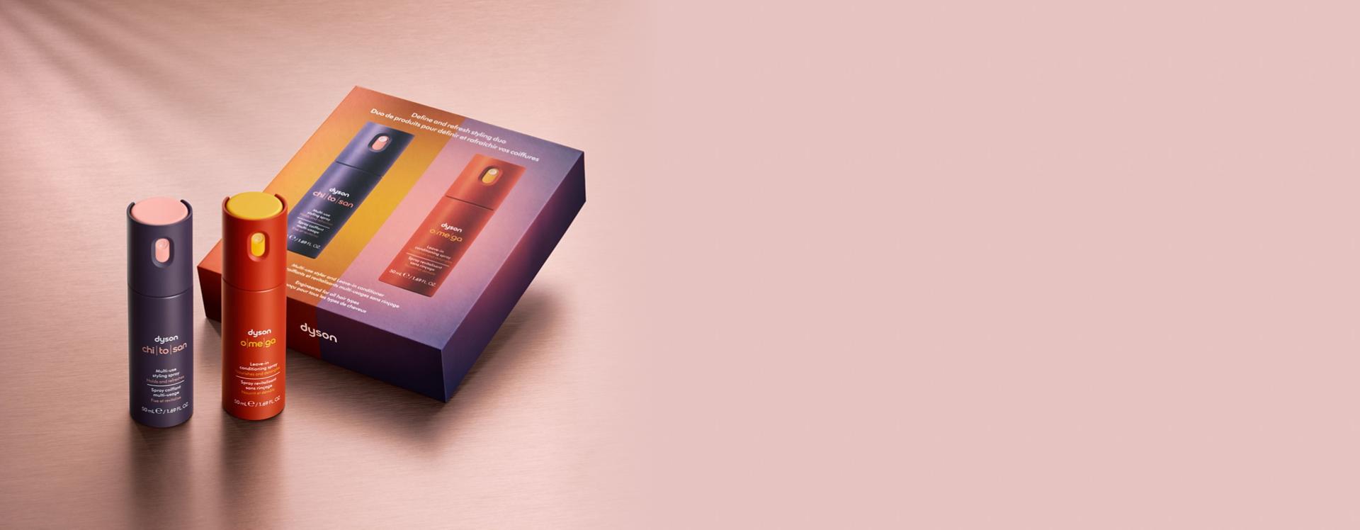 The Dyson Define and refresh styling duo gift set.