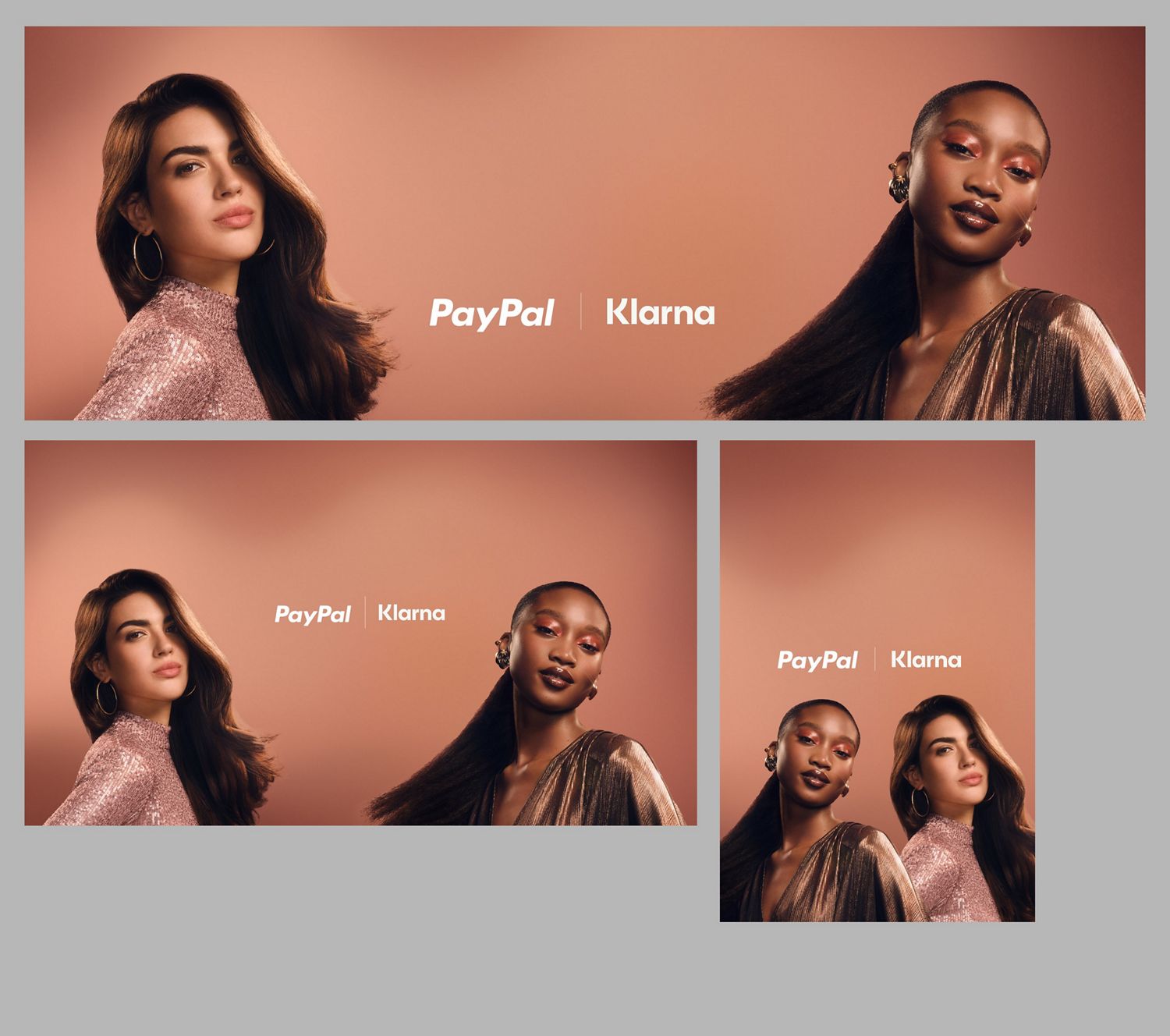 A pair of models show off their different hair types styled with Dyson Beauty Devices.