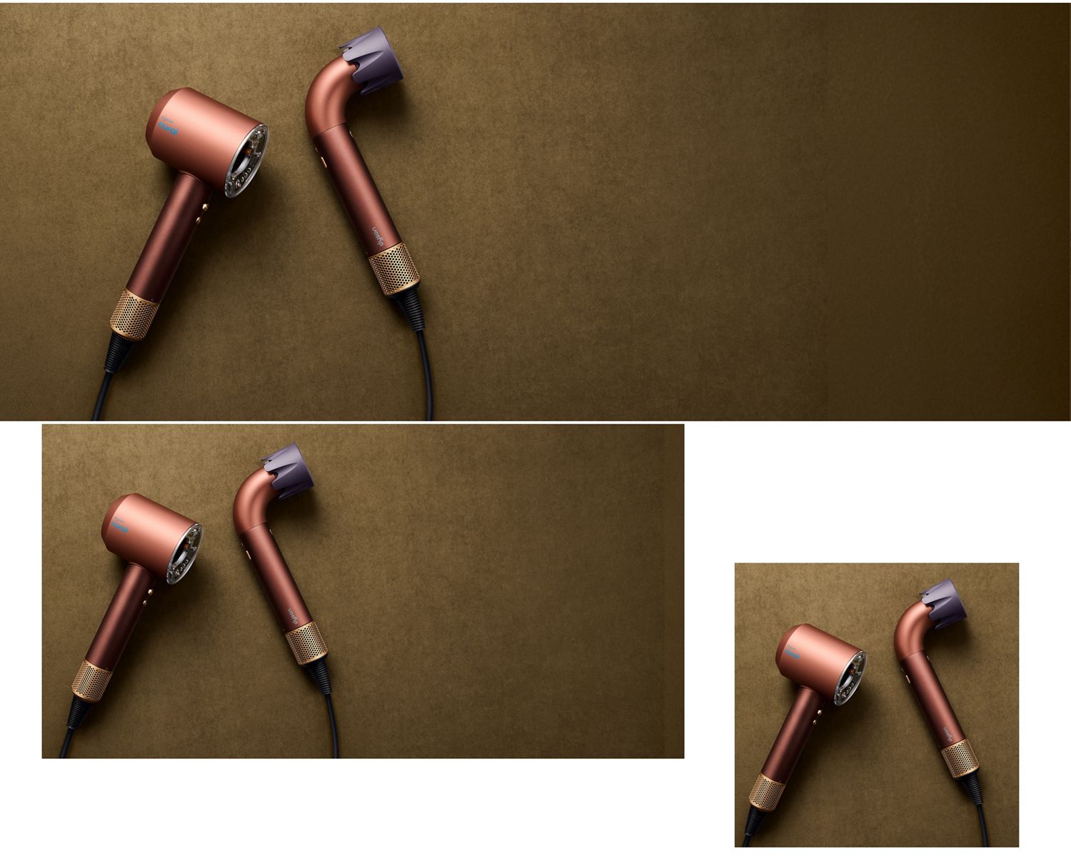 Dyson Supersonic R and Nural hair dryers.