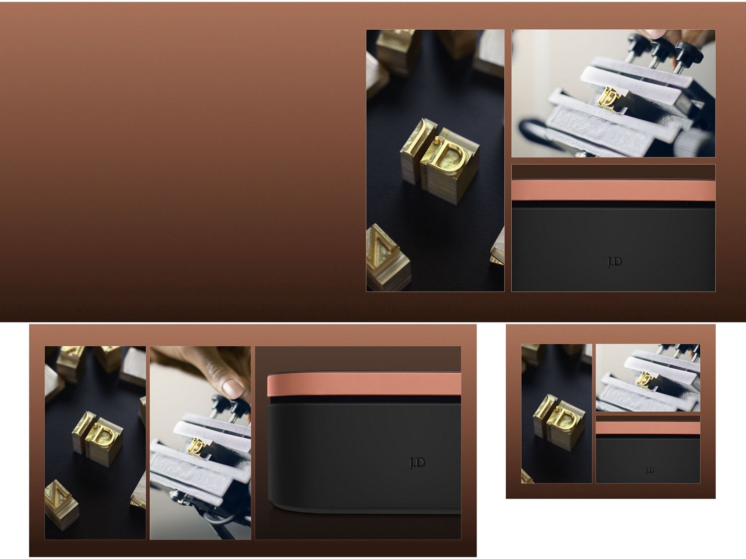 Dyson Presentation case personalised with debossed initials.