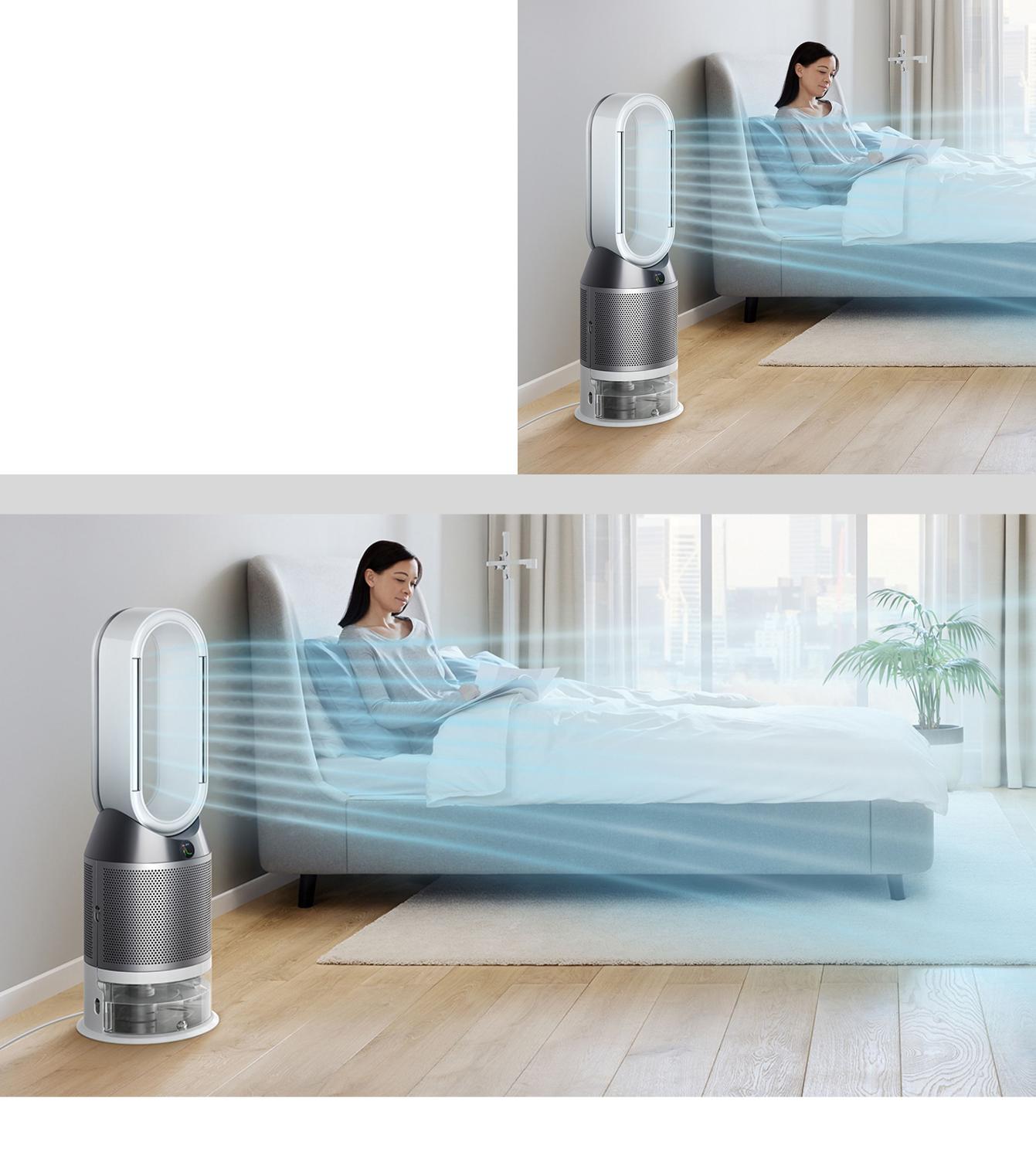 Dyson purifier humidifier in use