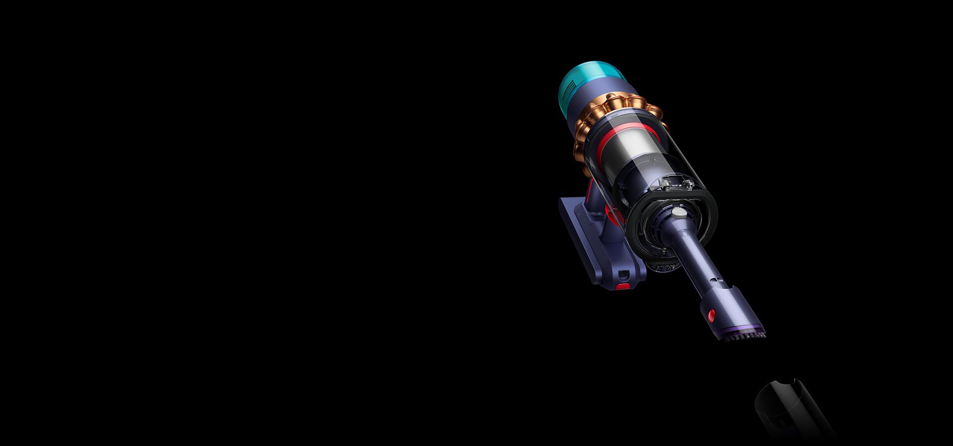 Nahaufnahme eines Dyson Gen5detect Staubsauger als Handstaubsauger