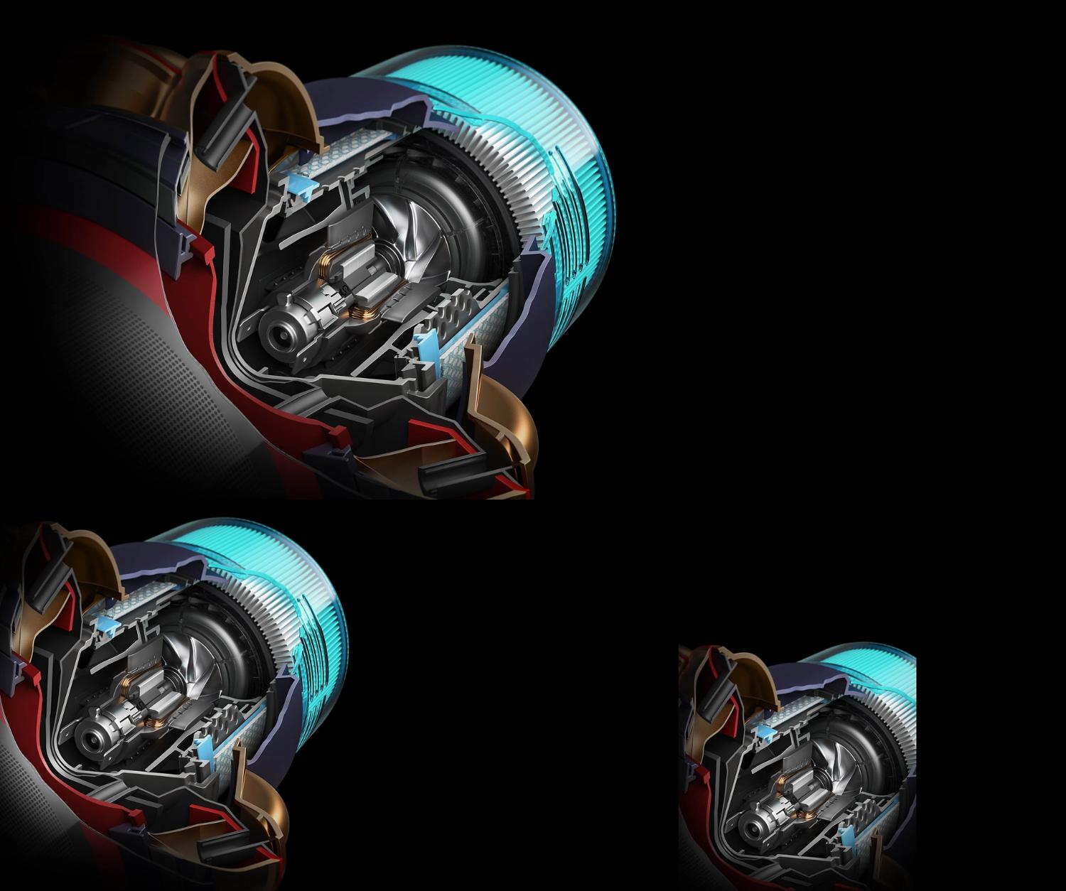 Dyson's Gen5 Hyperdymium™ motor.
