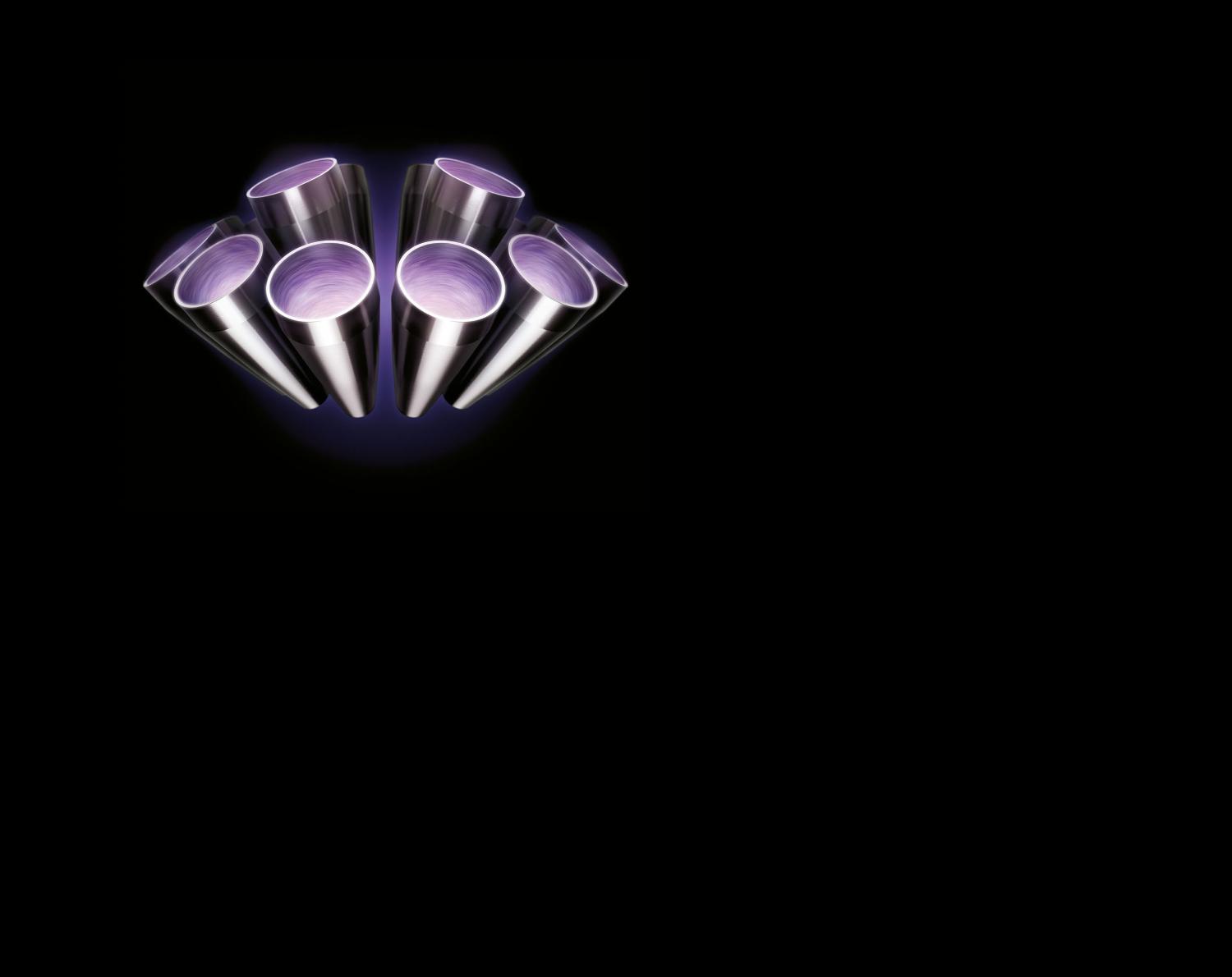 Dyson Cyclone V10™ technology capturing particles
