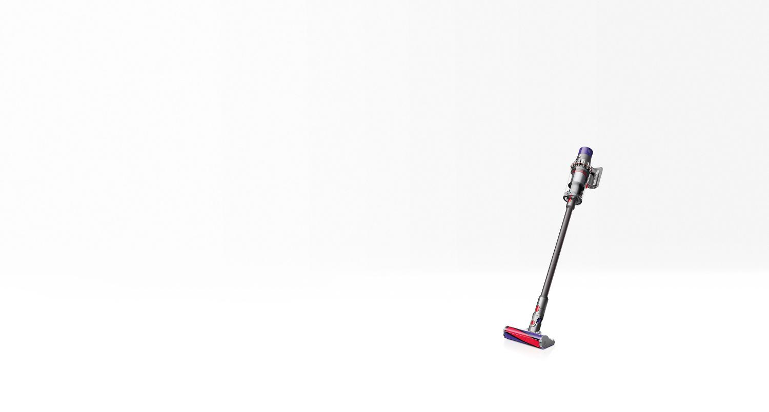 Gros plan sur l’aspirateur Dyson Cyclone V10 Gros plan sur l’aspirateur Dyson Cyclone V10
