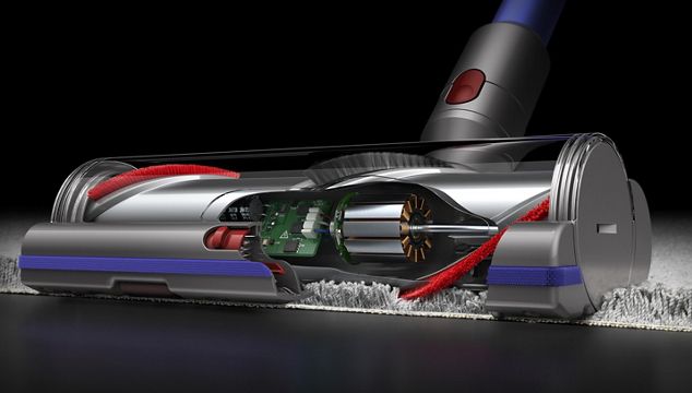 Cutaway of High Torque cleaner head