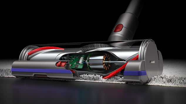 High Torque cleaner head moving from hard floor to carpet
